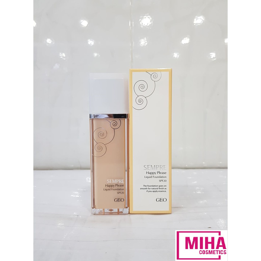 Kem Nền GEO SEMPRE HAPPY &amp; PLEASE LIQUID FOUNDATION Hàn Quốc