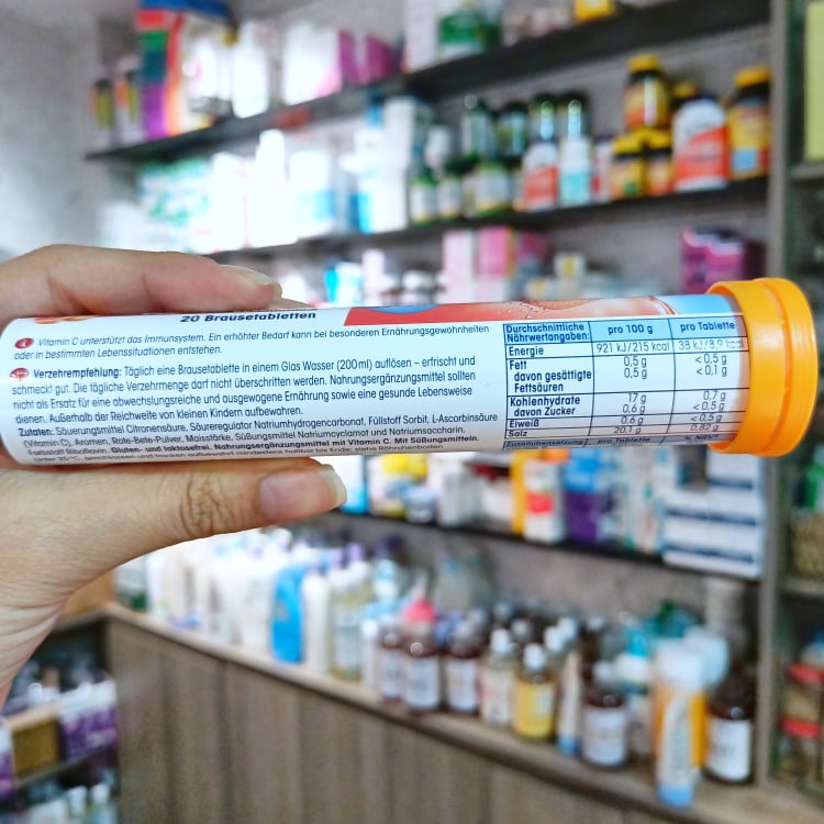 Viên sủi Mivolis ống 20 viên Date Xa