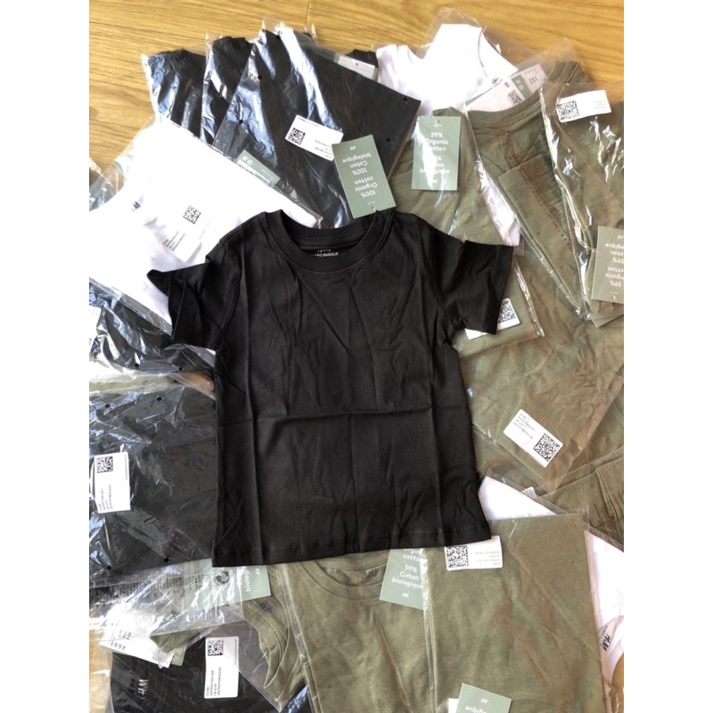Áo thun basic săn sale US size 1,5-2y đến 8-10y