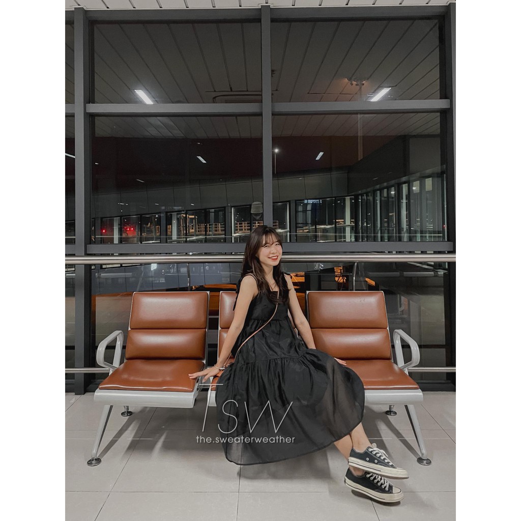 [Mã SKAMA06 giảm 8% tối đa 50K đơn 250K] Váy babydoll hai dây voan tơ 2 lớp (Ảnh thật) | BigBuy360 - bigbuy360.vn