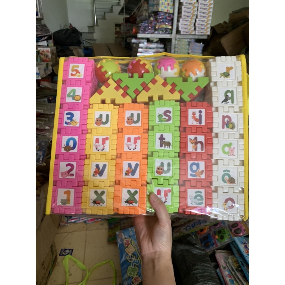 Đồ chơi xếp hình phát triển trí tuệ cho trẻ ❤️ Lego xếp hình phát triển trí tuệ cho trẻ em ❤️CÓ 3 SIZE