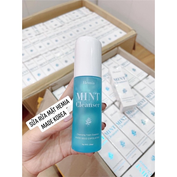 SỮA RỬA MẶT HEMIA MINT CLEASER-SỮA RỬA MẶT TINH THỂ NƯỚC | BigBuy360 - bigbuy360.vn