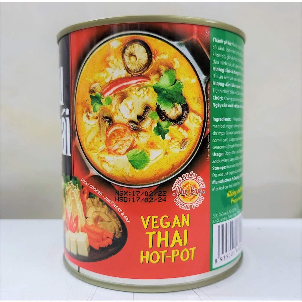 [Hộp 850g] LẨU THÁI CHAY [VN] ÂU LẠC Vegan Thai Hot Pot