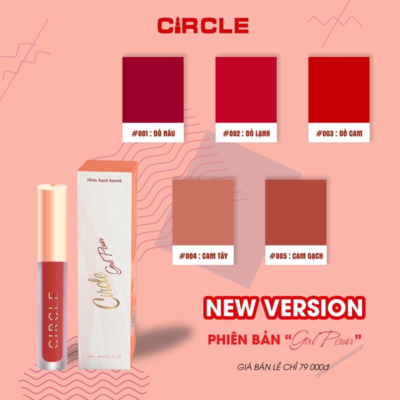 [Chính hãng] Son kem lì Circle phiên bản mới nhất | Thế Giới Skin Care