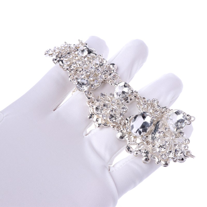 1 Cặp Găng Tay Cotton Trắng Siêu Nhẹ Dùng Trong Công Sở / Trang Sức