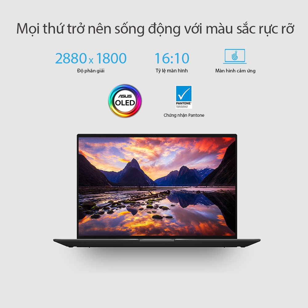 Laptop Asus ZenBook UM5401QA-KN209W R5-5600H/8GB/512GB SSD/Radeon™/14-inch OLED WQ