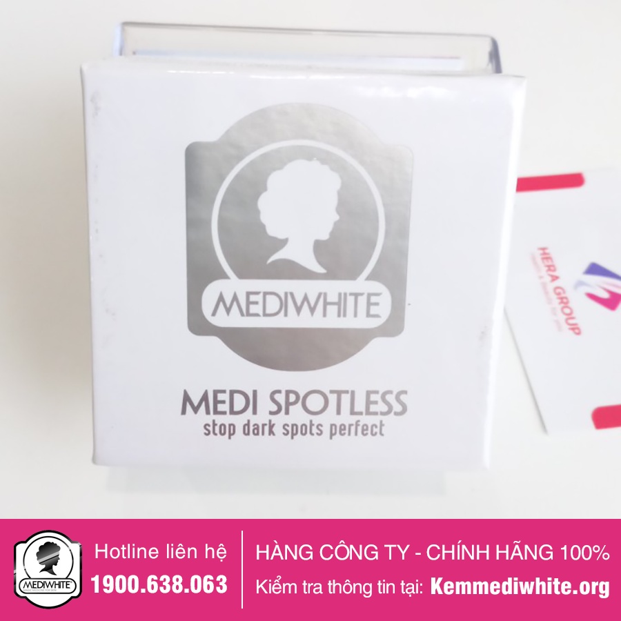 Kem Mờ Thâm Mụn Medi White Chính Hãng - Medi Spotless - Kem Mờ Thâm Mụn Sáng Da Medi White