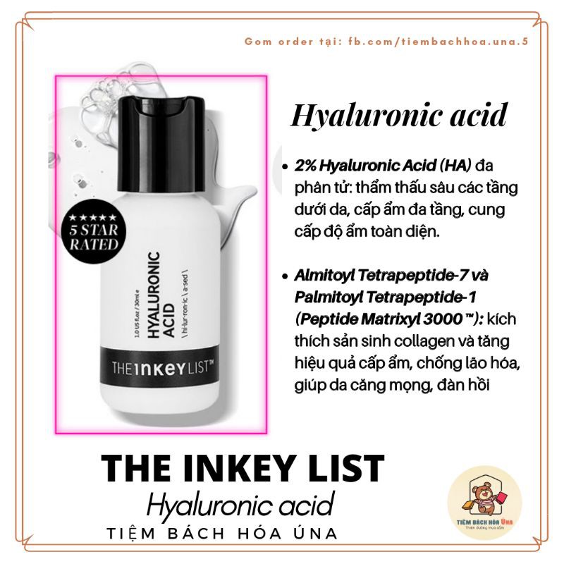 [Sẵn] [Sephora US] Serum da dầu mụn NIACINAMIDE - THE INKEY LIST - Retinol - HA - Oat - BCE | BigBuy360 - bigbuy360.vn