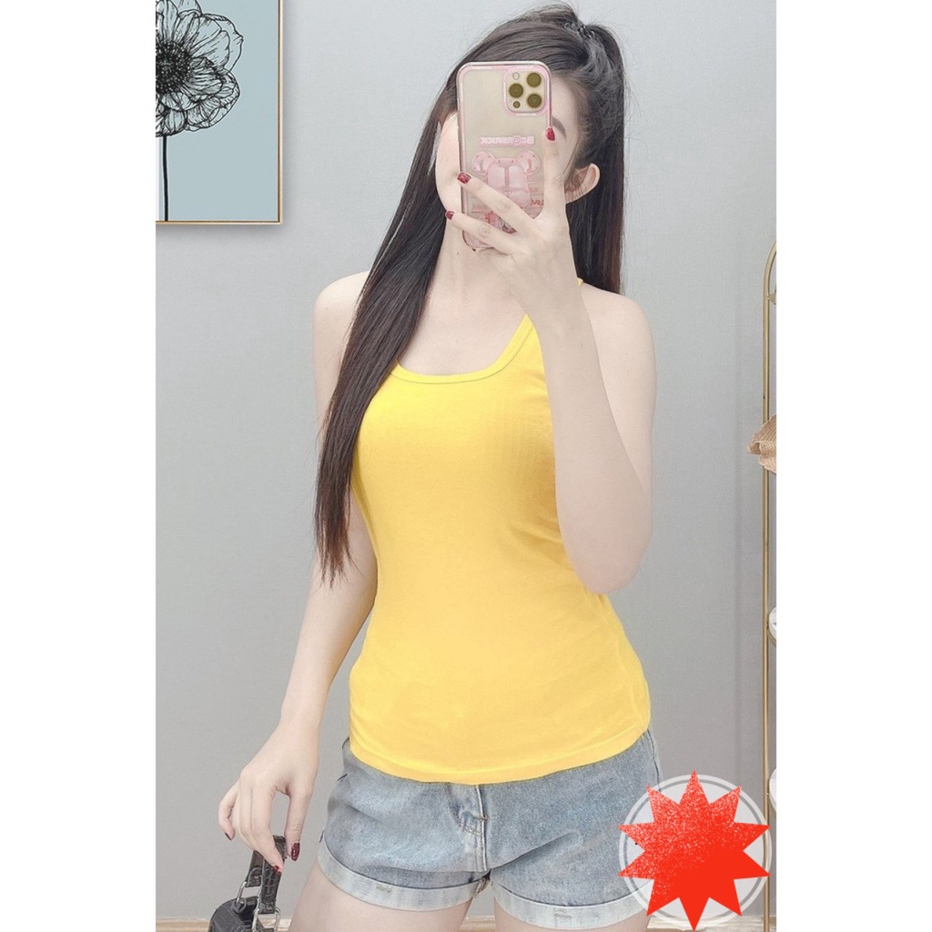 Áo 3 lỗ nữ áo sát nách chất liệu thun co giãn thời trang