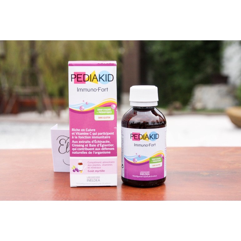 Vitamin Pediakid Immuno Fort -Siro Tăng Sức Đề Kháng Cho Bé .Lọ Tím