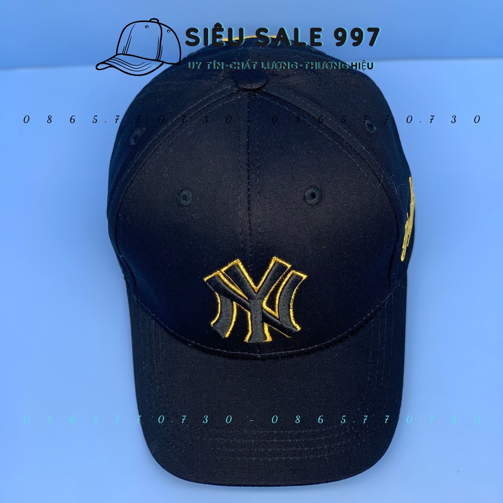 MŨ LƯỠI TRAI KAKI NN-Y VIỀN VÀNG THỜI TRANG NAM NỮ CAO CẤP