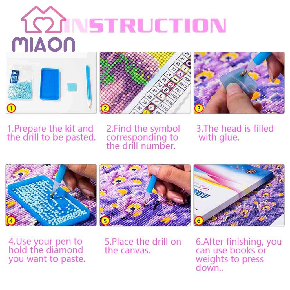 Bộ Dụng Cụ Làm Tranh Đính Đá 5d Diy