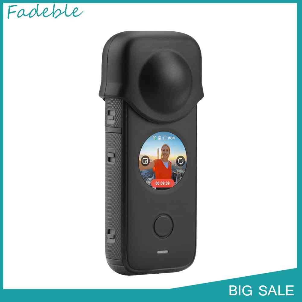 Nắp Bảo Vệ Ống Kính Máy Ảnh Bằng Silicone Chống Trầy Cho Insta360 ONE X2