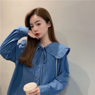 [ORDER] ÁO KIỂU SƠ MI CỔ BÈO ULZZANG 7-15DAYS