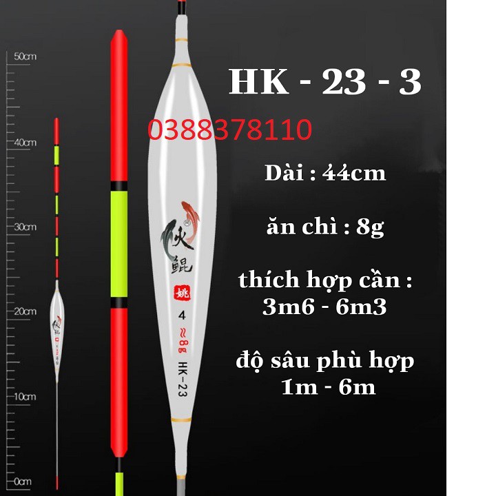 Phao Câu Đài Săn Hàng HK Tải Chì Từ 5gam - 10gam