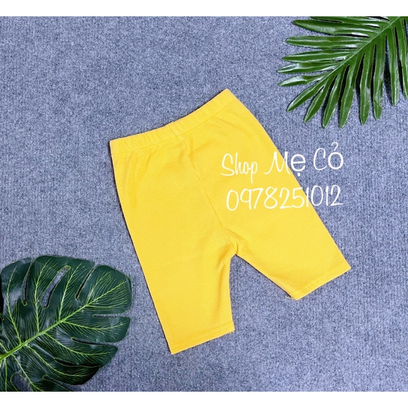 Combo 3 Quần Ngố Thun Cho Bé Gái Thoải Mái Phối Đồ