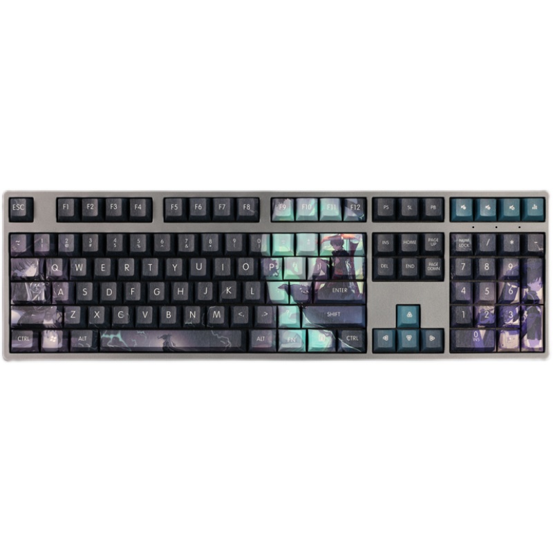 Kunikuzushi Keycap Cherry Profile Genshin Impact Scaramouche Theme Anime PBT Dye Sub Bàn phím cơ Keycaps