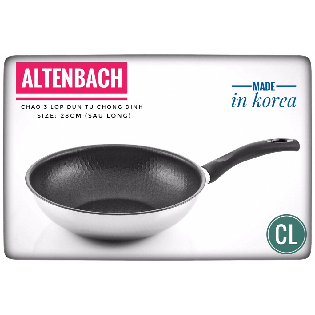 Chảo Inox chống dính Altenbach 3 lớp