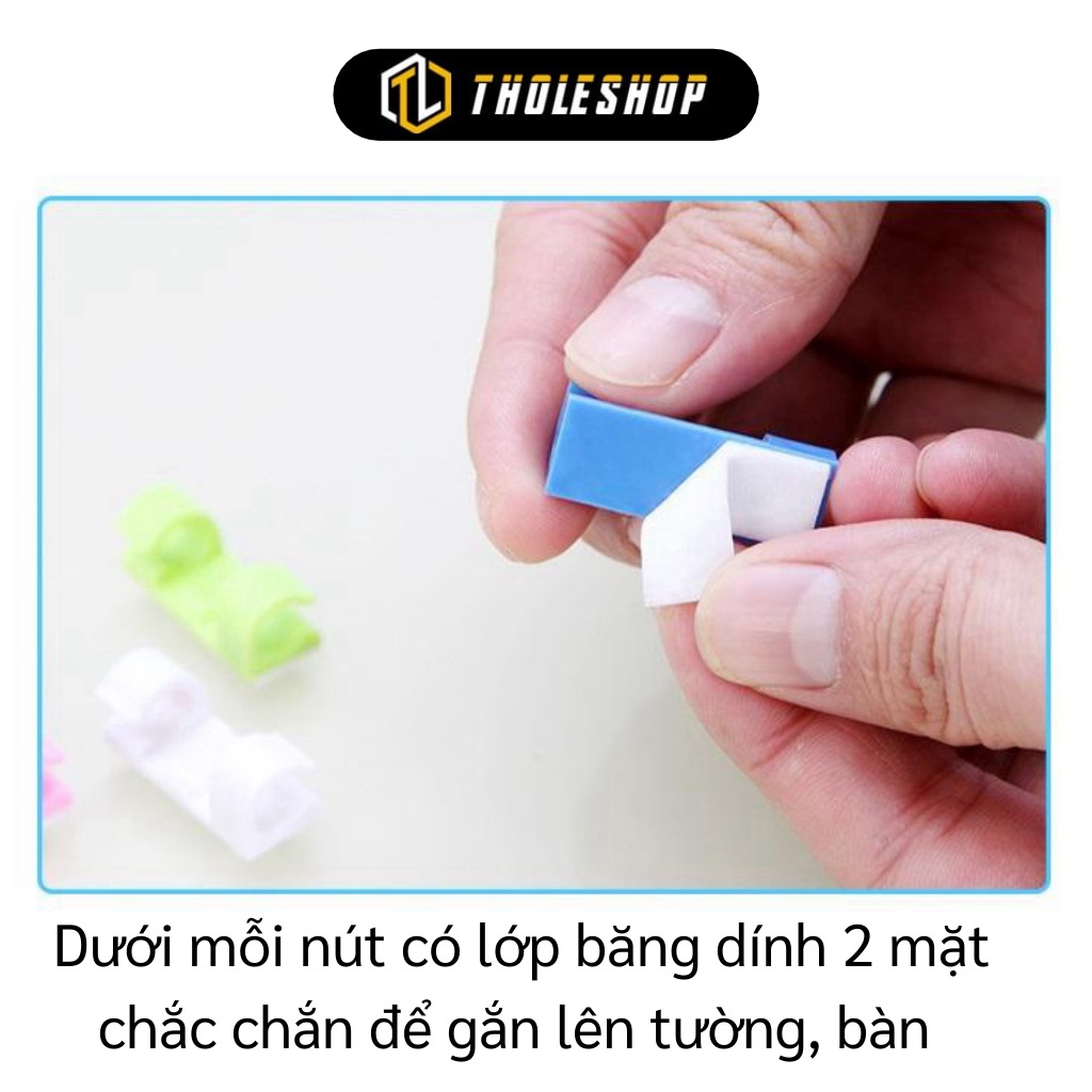 GIÁ SỈ Vỉ 10 cáp cố định dây điện, giúp dây điện trong gia đình gọn gàng, sạch đẹp hơn, an toàn và tiện lợi. 4880