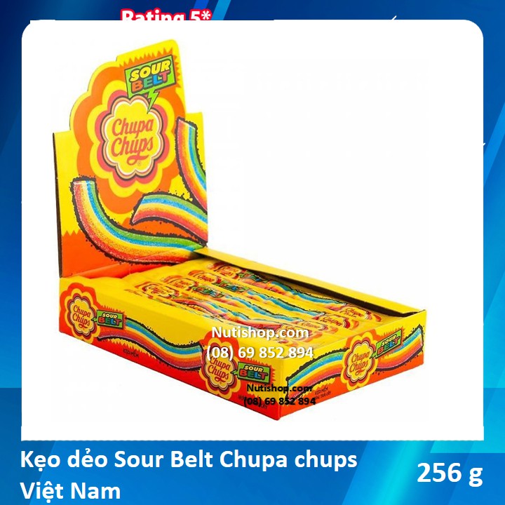 Kẹo dẻo Sour Belt Chupa chups Việt Nam 256 g