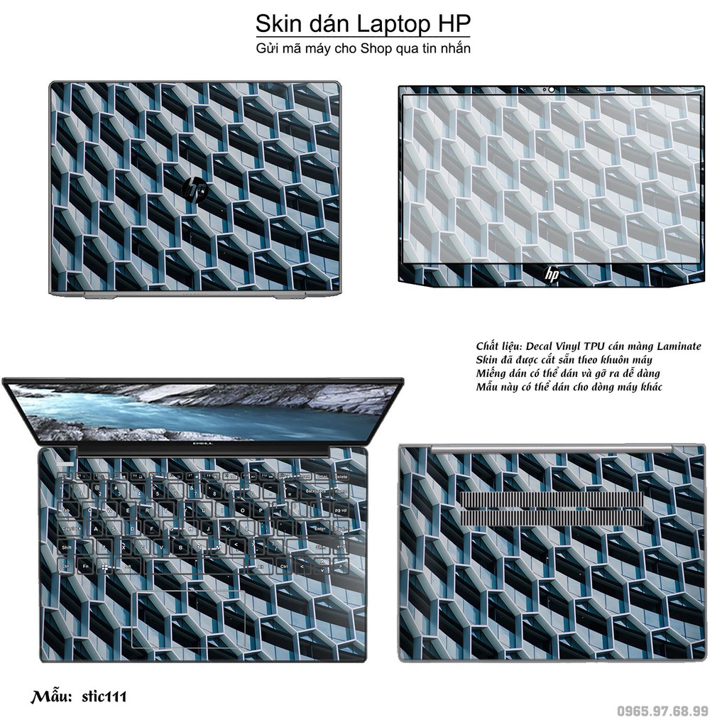 Skin dán Laptop HP in hình Hoa văn sticker nhiều mẫu 19 (inbox mã máy cho Shop)