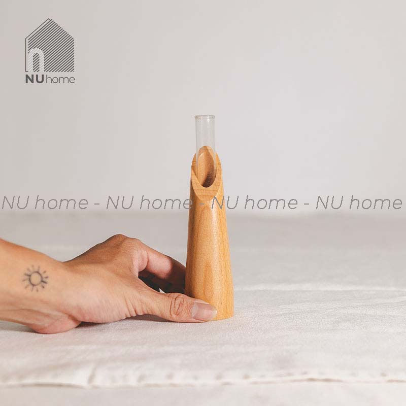 nuhome.vn | Lọ hoa bằng gỗ - Kabi thiết kế theo phong cách Nhật Bản đơn giản và đẹp mắt