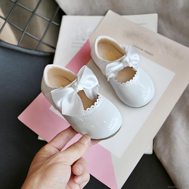 Giày Búp Bê Da Đế Cao Su Chống Trượt Thời Trang Cho Bé Gái