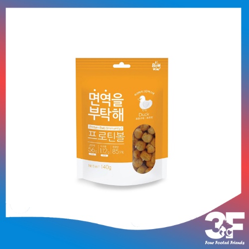 Thịt Viên Bowwow Cho Chó - Tăng Cường Hệ Miễn Dịch Protein Ball Immunity - Gói 140g - Bao Bì Chính Hãng