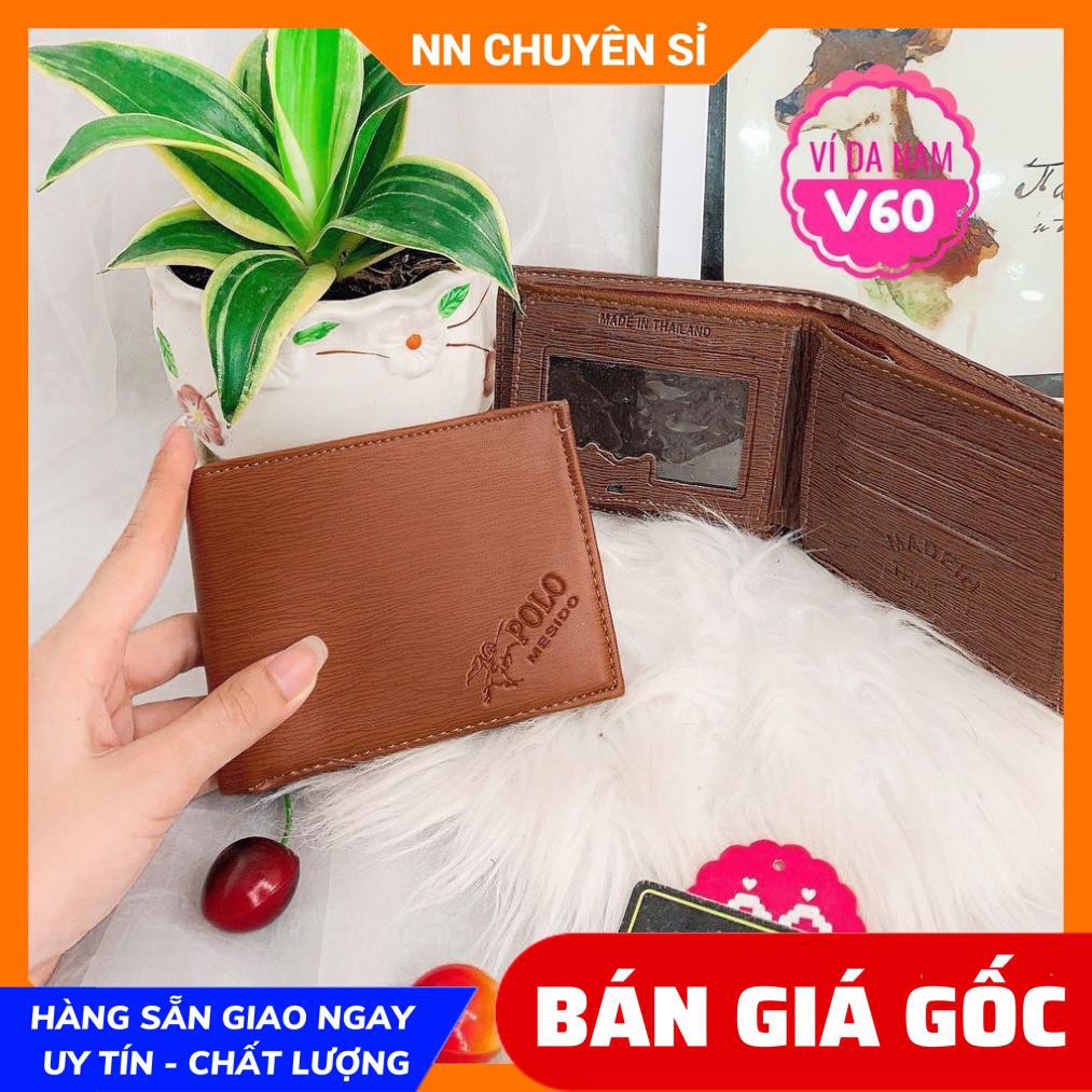 VÍ DA NAM CỰC SANG V60 ⚡100% ẢNH THẬT⚡ VÍ GIÁ RẺ