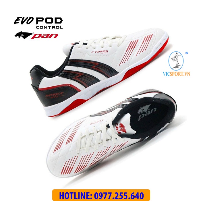 (Tặng Túi Đựng + Vớ) Giày Đá Bóng Pan Thái ĐẾ IC EVO POD CONTROL (Chính Hãng) - Vicsport