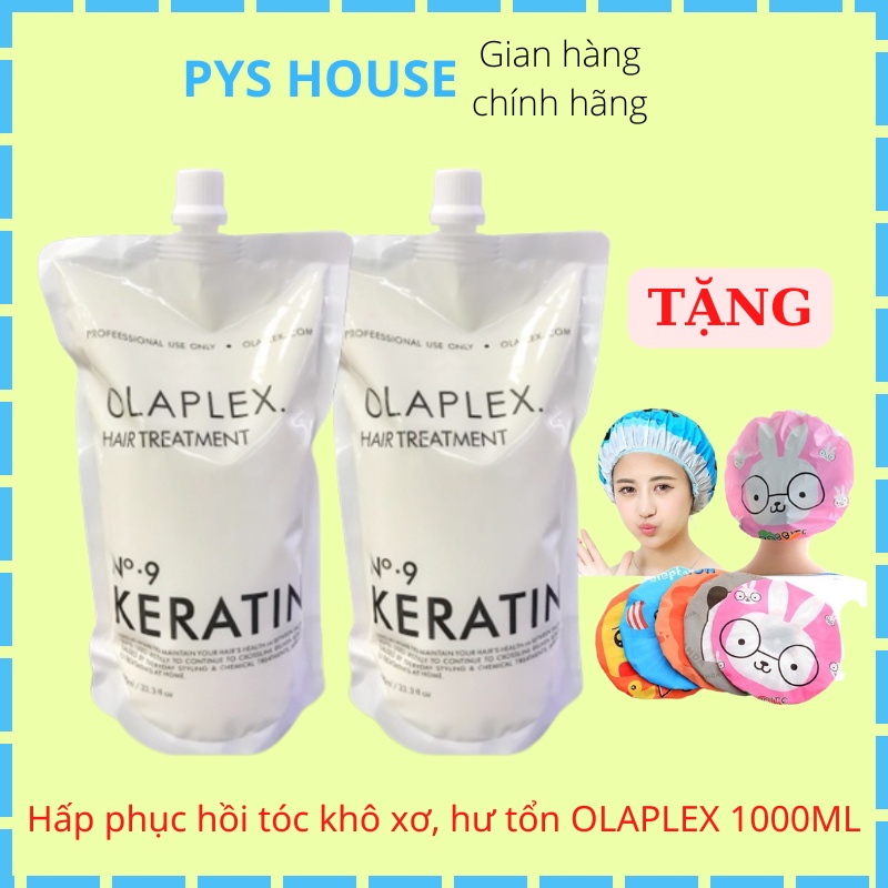 Hấp Phục Hồi Tóc Hư Tổn Nặng Keratin OLAPLEX NO.9 1000ml siêu mềm mượt phục hồi tóc khô xơ hư tổn