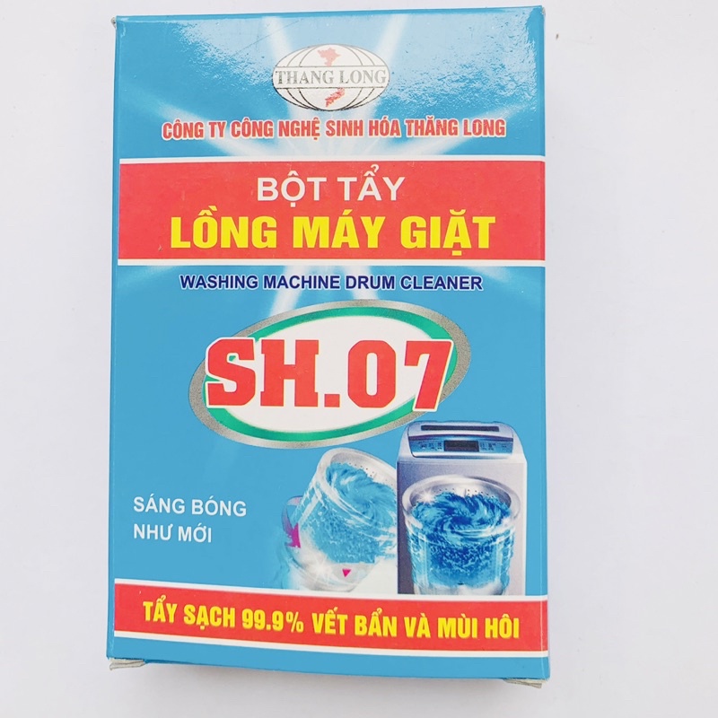 Combo Bột thông cống, đường ống- men xử lý, chống tắc nghẽn bể phốt- Tẩy lồng máy giặt CHÍNH HÃNG CÔNG TY SH.07