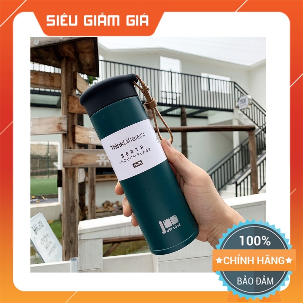 Bình giữ nhiệt inox cao cấp 450ml Think Different