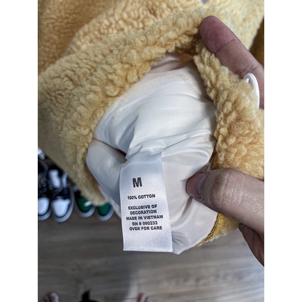 Áo khoác lông cừu FOG full tag mạc và túi zip