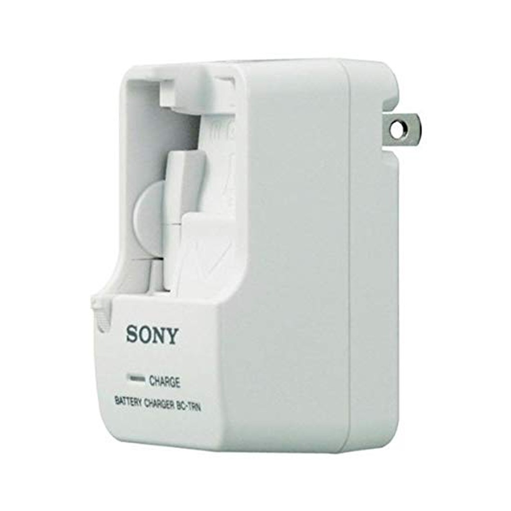 CHÍNH HÃNG, QUA SỬ DỤNG  Sạc pin sony BC-TRN + KÈM DÂY CÁP