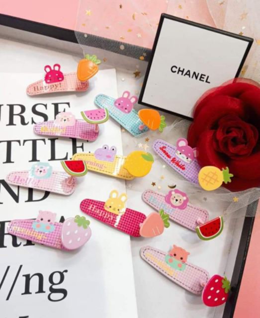 KẸP TÓC THÚ NHÚNG 3D CHO BÉ GÁI