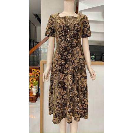 ĐẦM TRUNG NIÊN THUN KIM SA CO GIÃN