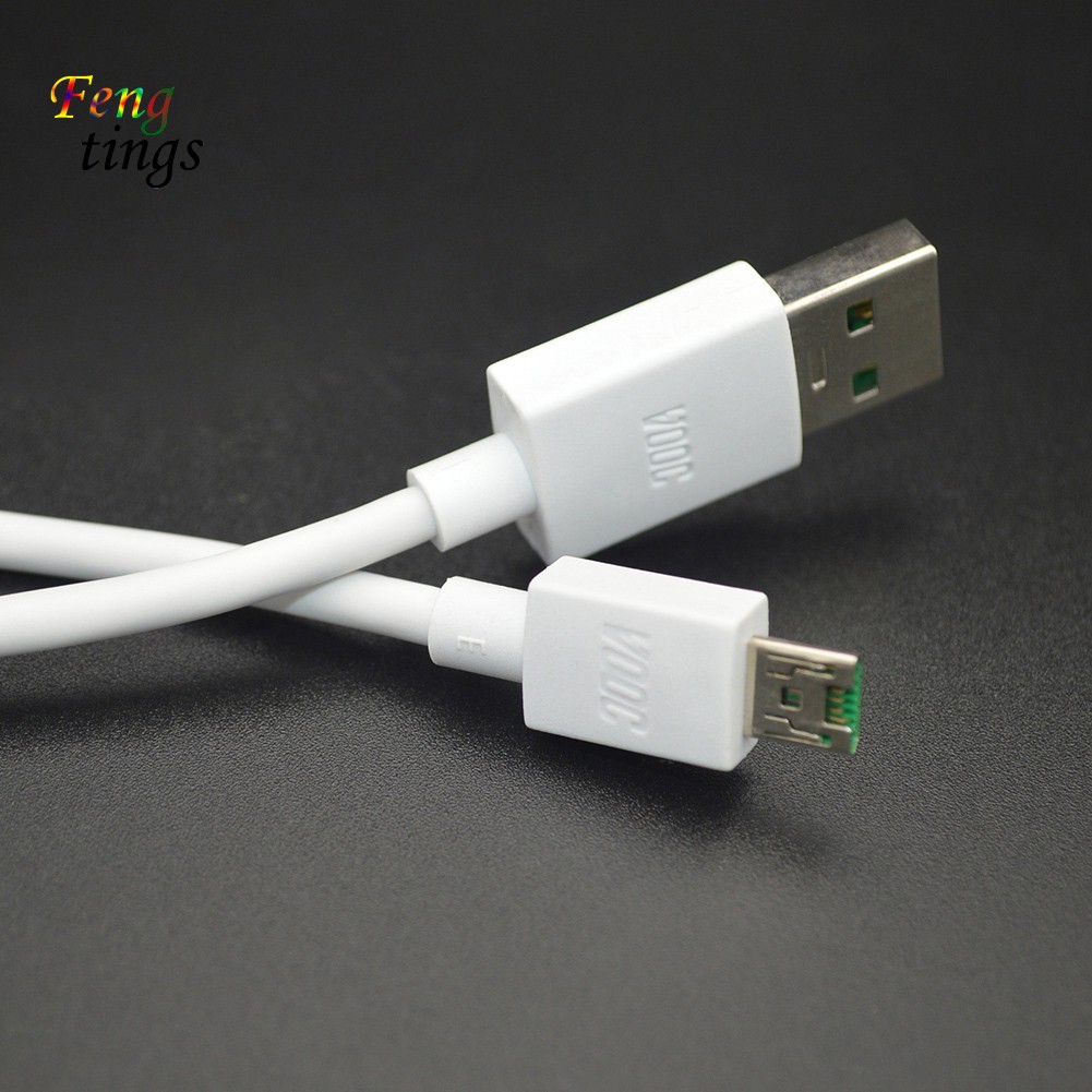 Cáp sạc/đồng bộ dữ liệu Micro USB tốc độ cao 4A dài 1m cho OPPO VOOC Android