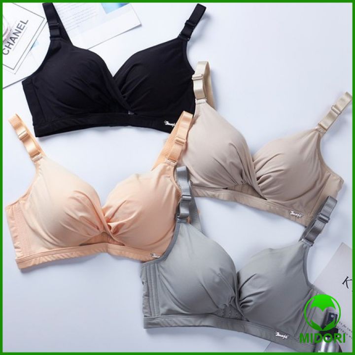 Áo lót su nâng ngực đệm dày 5cm Không Gọng ôm ngực làm tròn không viền tạo khe S244 - HÀNG CAO CẤP LOẠI 1
