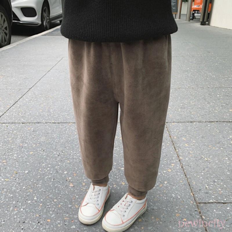 Quần jogger màu trơn dành cho bé gái