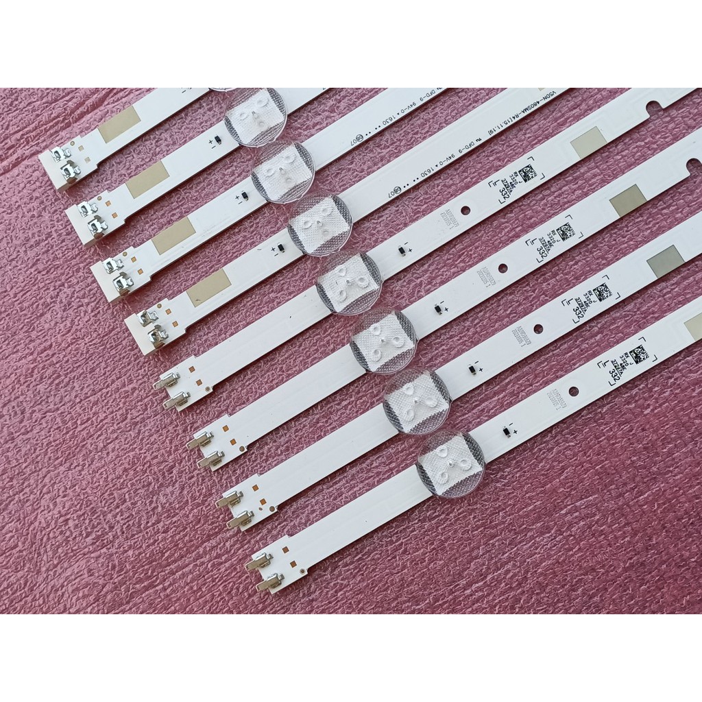 THANH LED TIVI SAMSUNG 48J5200 48J5000 MỚI 100% BỘ 4 THANH DÀI MỖI THANH 8 BÓNG 3v GỒM 8 KHÚC NỐI LẠI V5DN-480SMA-R4