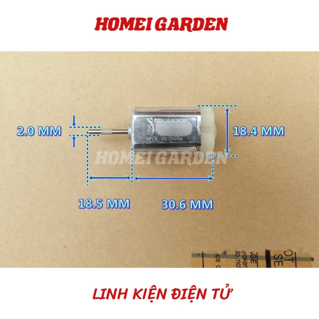 Motor 266SA 12V mô-men xoắn cao dùng trong thiết bị điện tử ô tô gương chiếu hậu gấp - HM0094