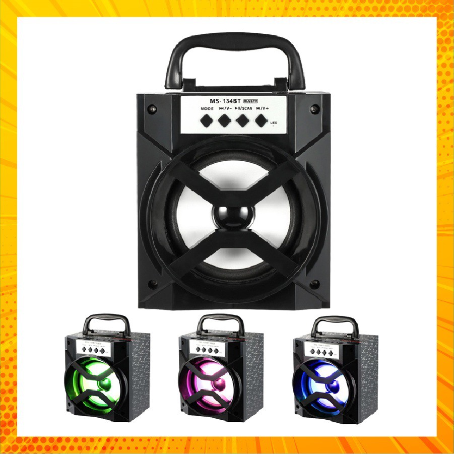 Loa gỗ Bluetooth xách tay MS-134BT