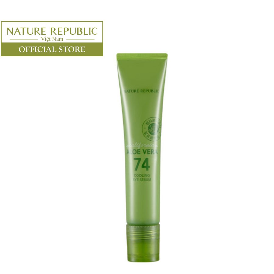Tinh chất dưỡng mắt NATURE REPUBLIC California Aloe Vera 74 Cooling Eye Serum 15ml