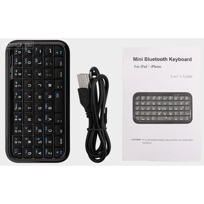 Bàn phím siêu mỏng Mini Bluetooth Keyboard Folio  - NTC