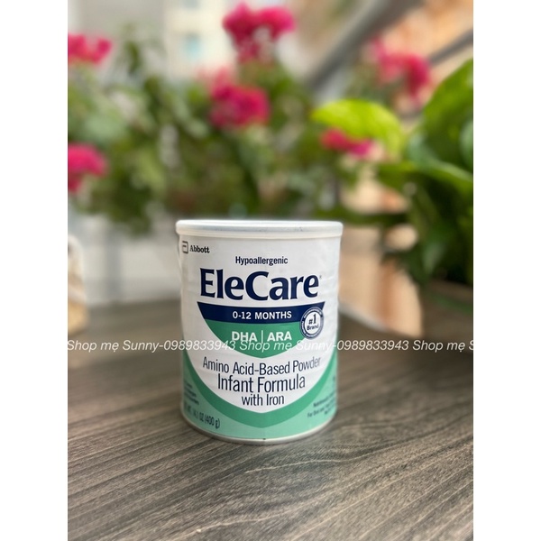 Sữa EleCare DHA/ARA 400g cho bé bị dị ứng đạm bò