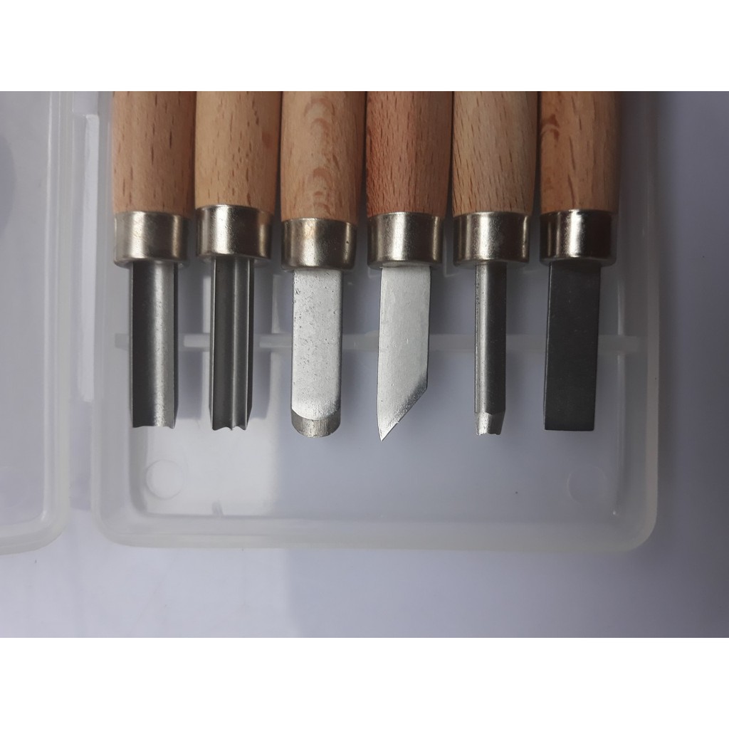 BỘ DỤNG CỤ KHẮC GỖ 6 CÂY