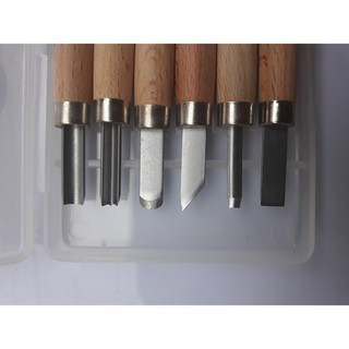 BỘ DỤNG CỤ KHẮC GỖ 6 CÂY