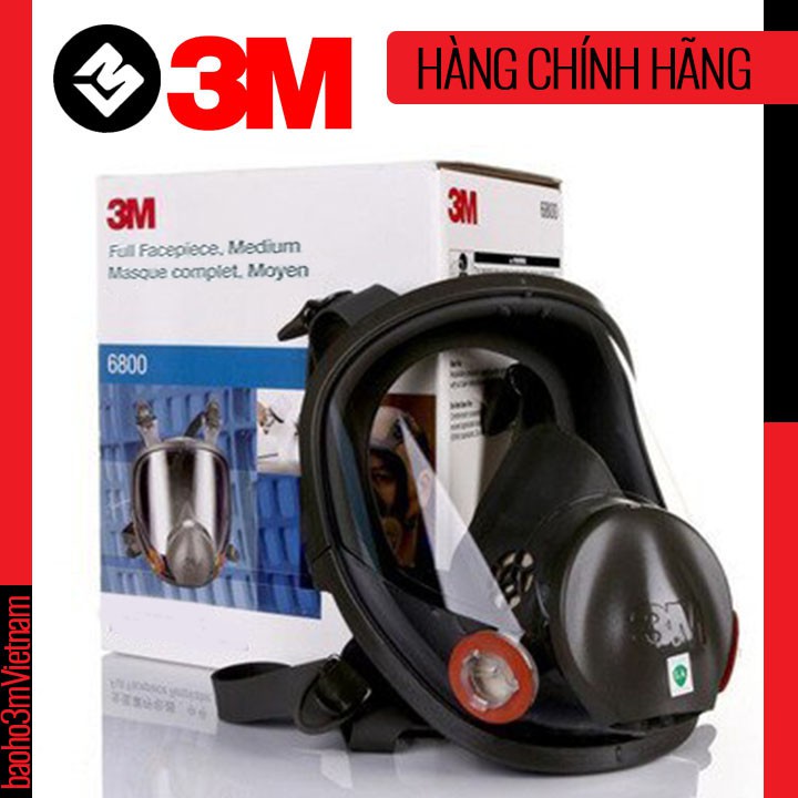 3M 6800 - TRỌN BỘ MẶT NẠ PHÒNG ĐỘC VÀ HÓA CHẤT