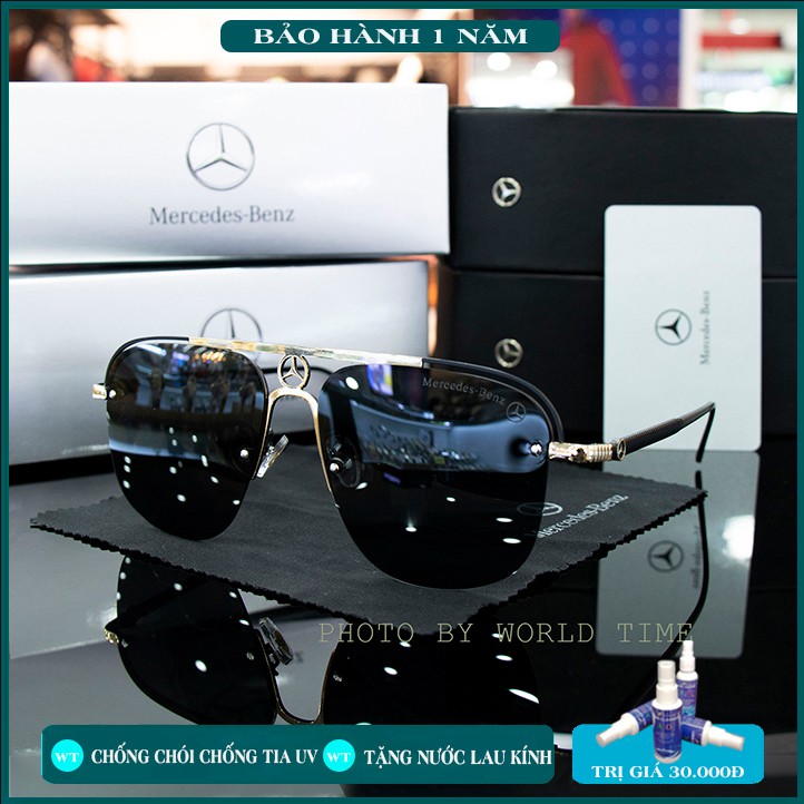 Kính mát nam Benz -5 thời trang cao cấp ,full box, tròng Polazied, chống lóa , chống tia UV cực tốt | BigBuy360 - bigbuy360.vn
